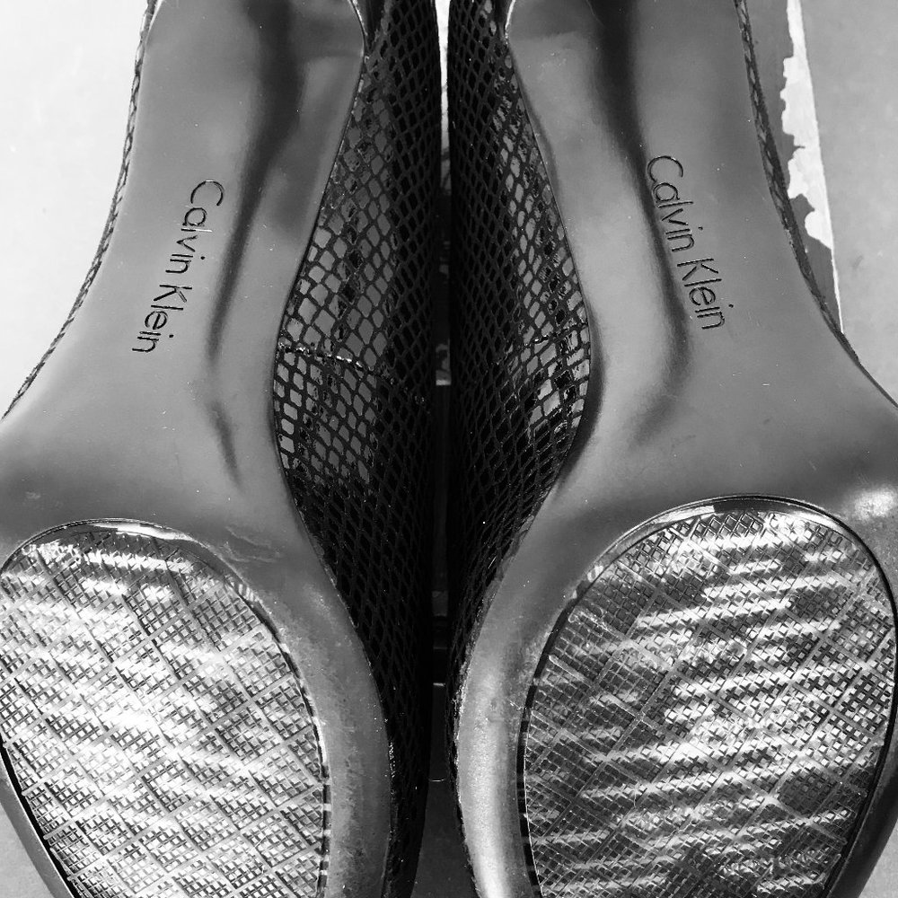 Calvin Klein Klye Black Python Pumps - image 8